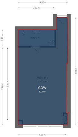 Floorplan - Jagerlaan, 3701 XL Zeist